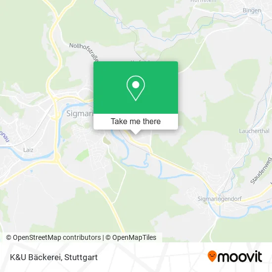 K&U Bäckerei map