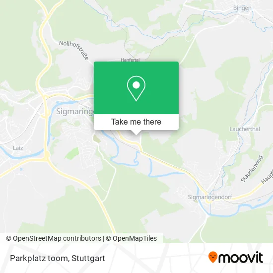 Карта Parkplatz toom