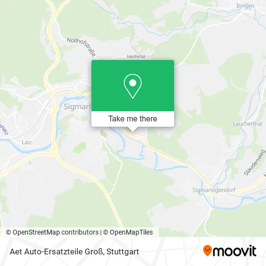 Карта Aet Auto-Ersatzteile Groß