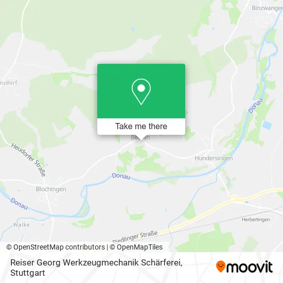 Карта Reiser Georg Werkzeugmechanik Schärferei