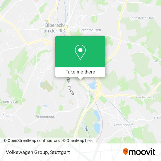 Карта Volkswagen Group