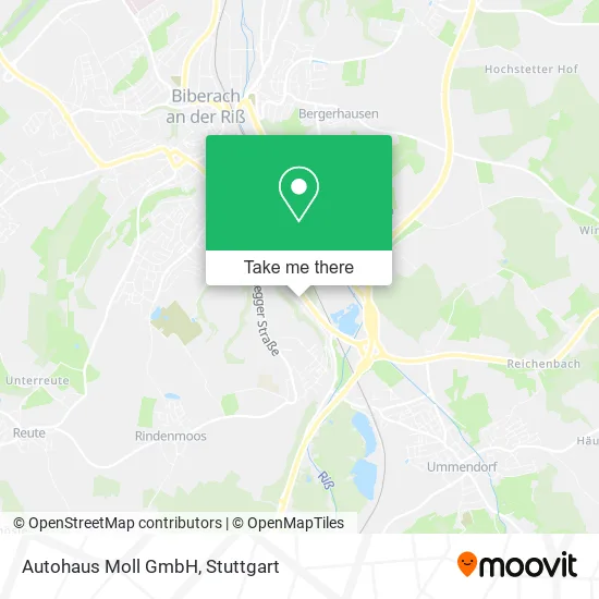 Карта Autohaus Moll GmbH