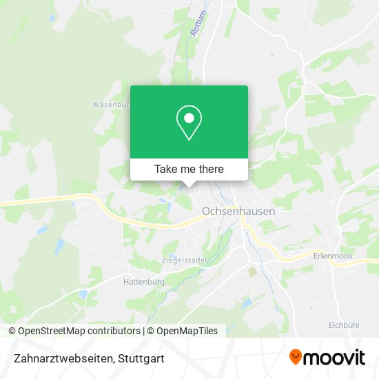 Zahnarztwebseiten map