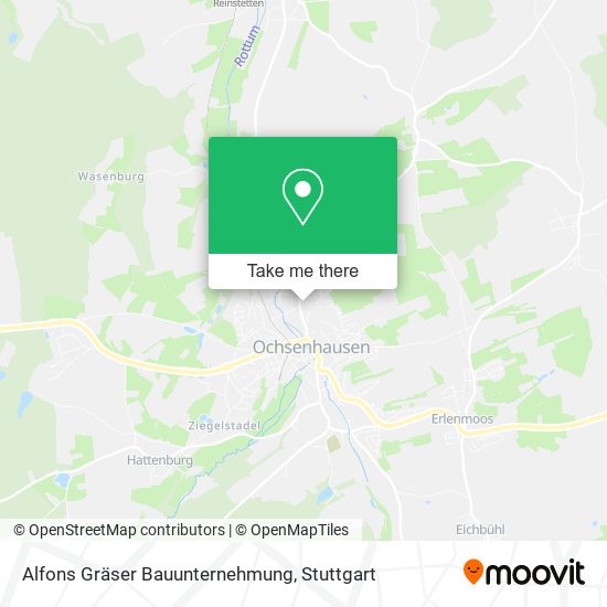 Alfons Gräser Bauunternehmung map