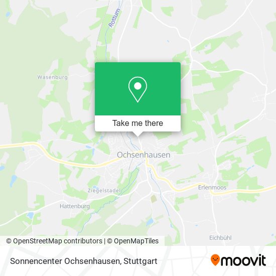 Sonnencenter Ochsenhausen map