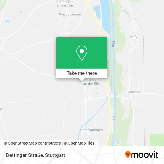 Карта Dettinger Straße