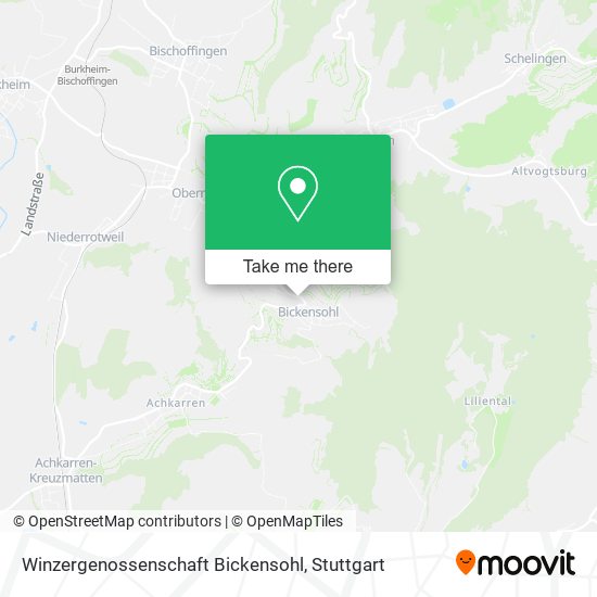 Карта Winzergenossenschaft Bickensohl
