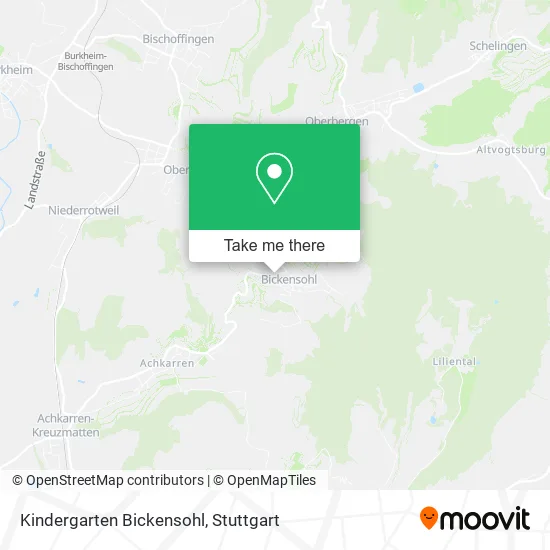 Карта Kindergarten Bickensohl