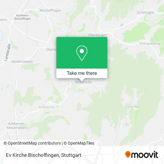 Ev Kirche Bischoffingen map