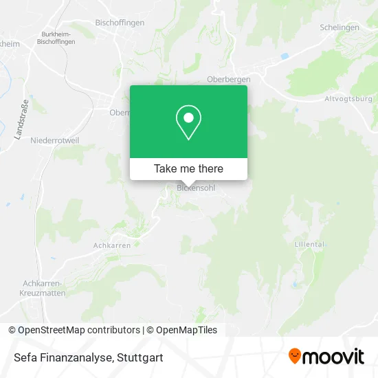 Карта Sefa Finanzanalyse