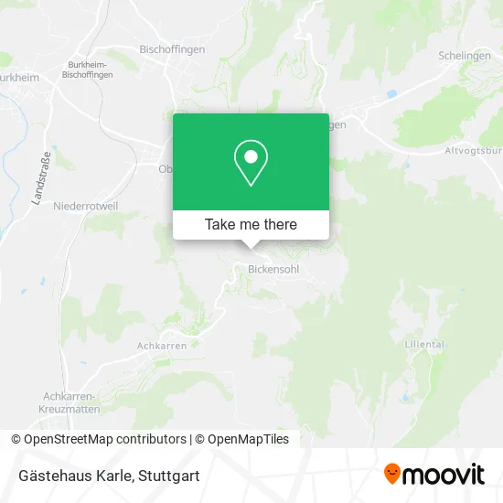 Карта Gästehaus Karle