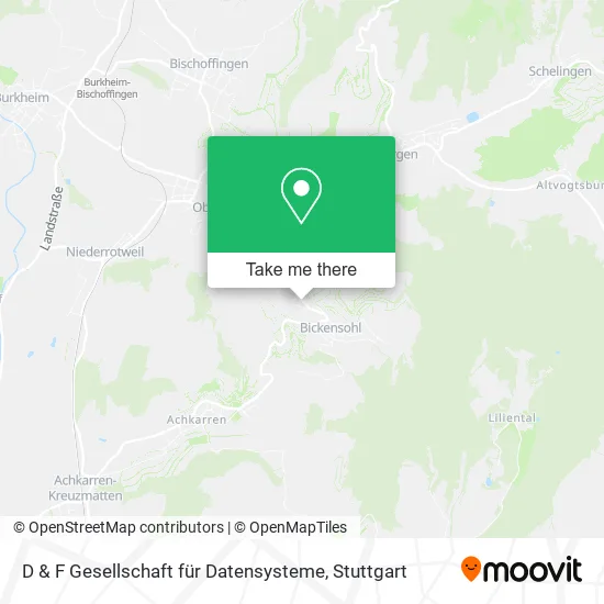 Карта D & F Gesellschaft für Datensysteme