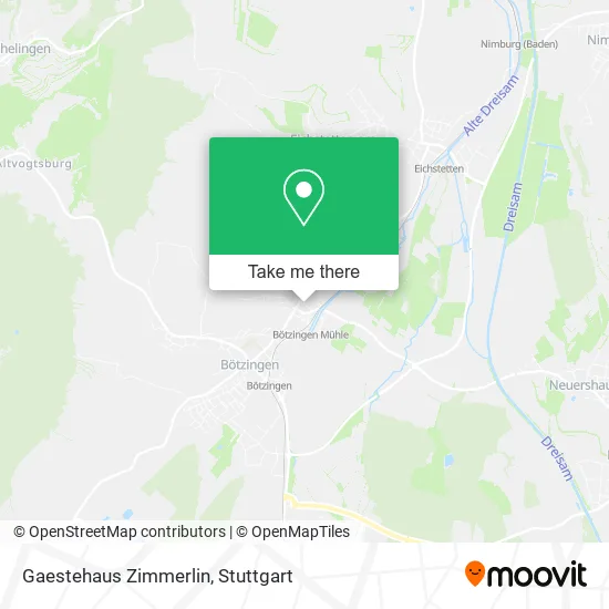 Карта Gaestehaus Zimmerlin