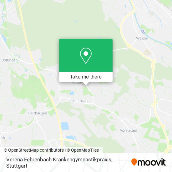 Verena Fehrenbach Krankengymnastikpraxis map