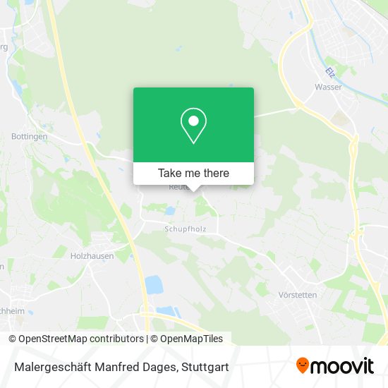 Malergeschäft Manfred Dages map