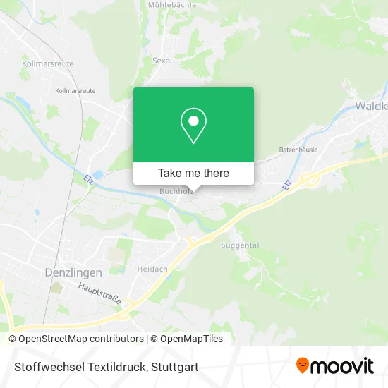 Карта Stoffwechsel Textildruck