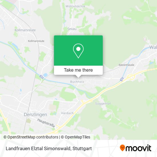 Landfrauen Elztal Simonswald map