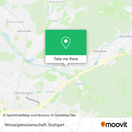 Карта Winzergenossenschaft