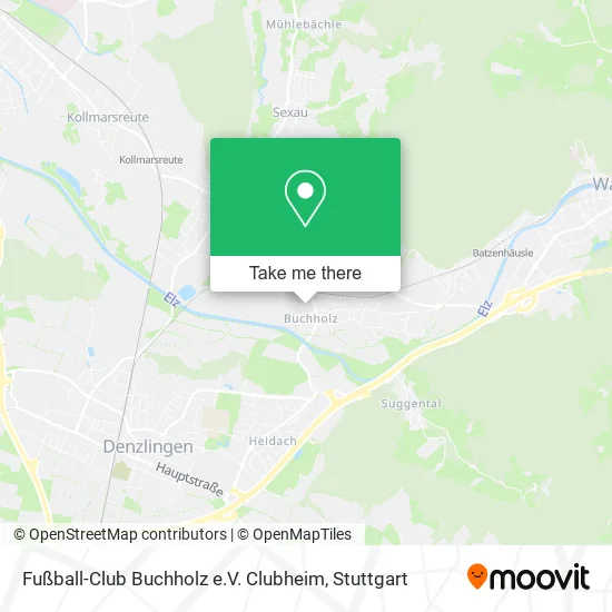 Карта Fußball-Club Buchholz e.V. Clubheim