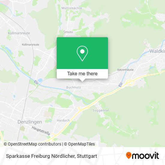 Sparkasse Freiburg Nördlicher map