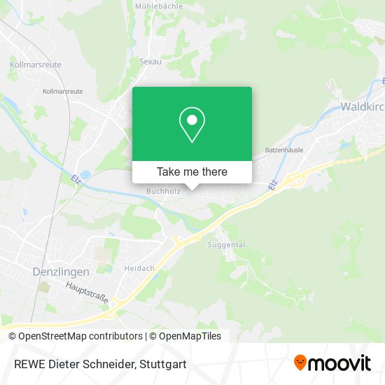 REWE Dieter Schneider map