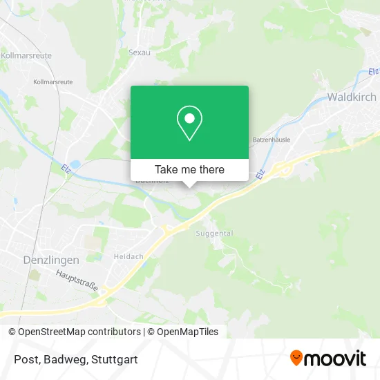 Карта Post, Badweg