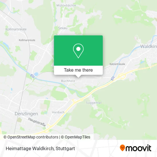 Карта Heimattage Waldkirch