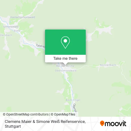 Карта Clemens Maier & Simone Weiß Reifenservice