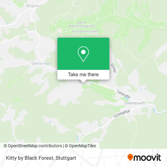 Kitty by Black Forest map