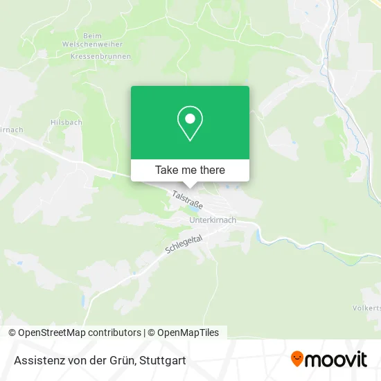 Карта Assistenz von der Grün