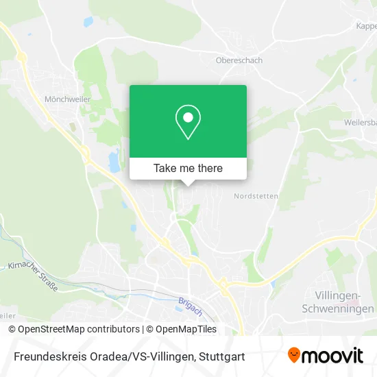 Карта Freundeskreis Oradea / VS-Villingen