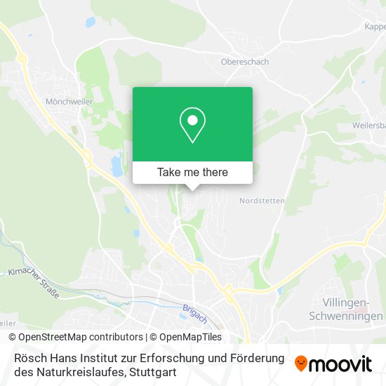 Карта Rösch Hans Institut zur Erforschung und Förderung des Naturkreislaufes
