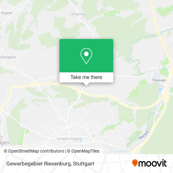 Gewerbegebiet Riesenburg map