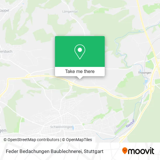 Карта Feder Bedachungen Baublechnerei