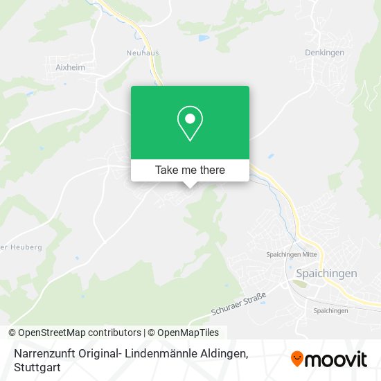 Narrenzunft Original- Lindenmännle Aldingen map