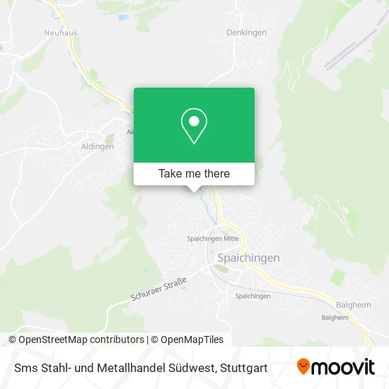 Карта Sms Stahl- und Metallhandel Südwest