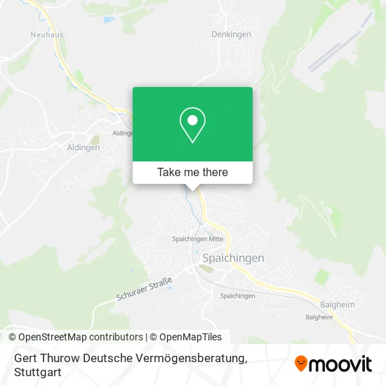 Карта Gert Thurow Deutsche Vermögensberatung