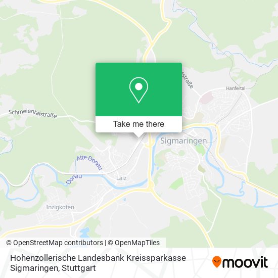 Hohenzollerische Landesbank Kreissparkasse Sigmaringen map