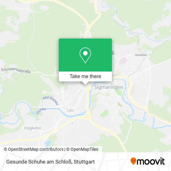 Карта Gesunde Schuhe am Schloß