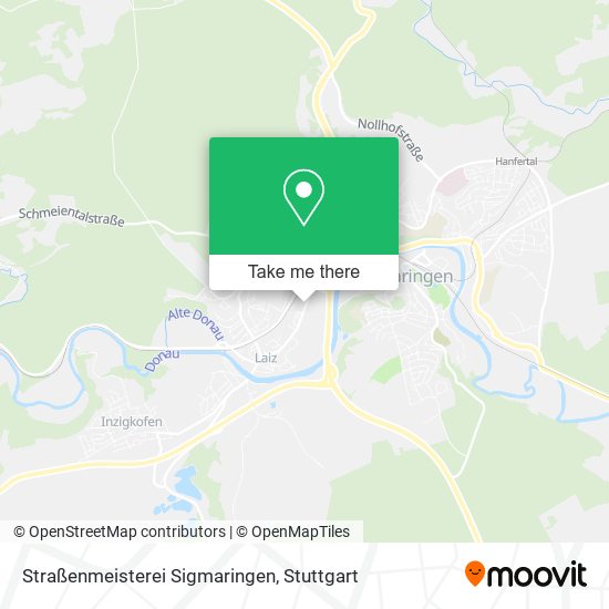 Straßenmeisterei Sigmaringen map
