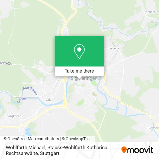 Карта Wohlfarth Michael, Stauss-Wohlfarth Katharina Rechtsanwälte