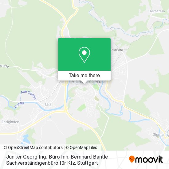 Junker Georg Ing.-Büro Inh. Bernhard Bantle Sachverständigenbüro für Kfz map