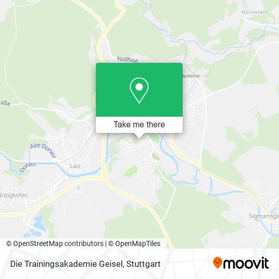 Die Trainingsakademie Geisel map