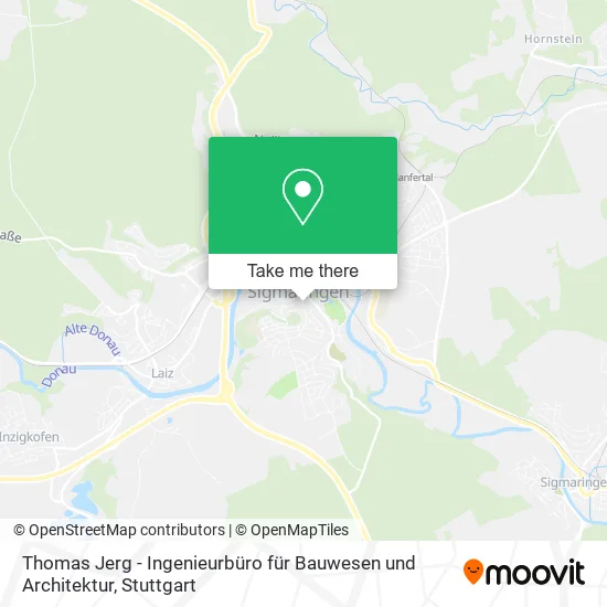 Карта Thomas Jerg - Ingenieurbüro für Bauwesen und Architektur