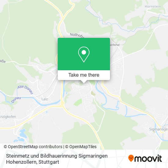 Steinmetz und Bildhauerinnung Sigmaringen Hohenzollern map