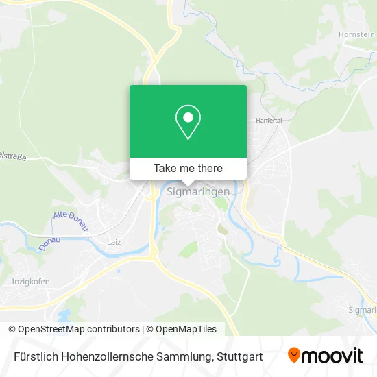 Карта Fürstlich Hohenzollernsche Sammlung