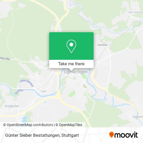 Günter Sieber Bestattungen map