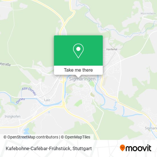 Kafebohne-Cafèbar-Frühstück map
