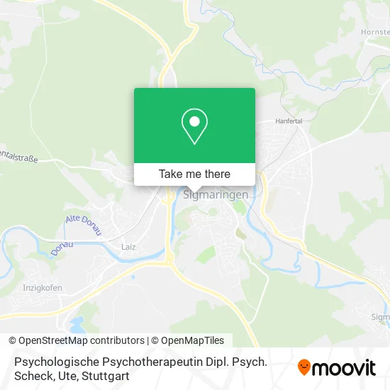 Карта Psychologische Psychotherapeutin Dipl. Psych. Scheck, Ute