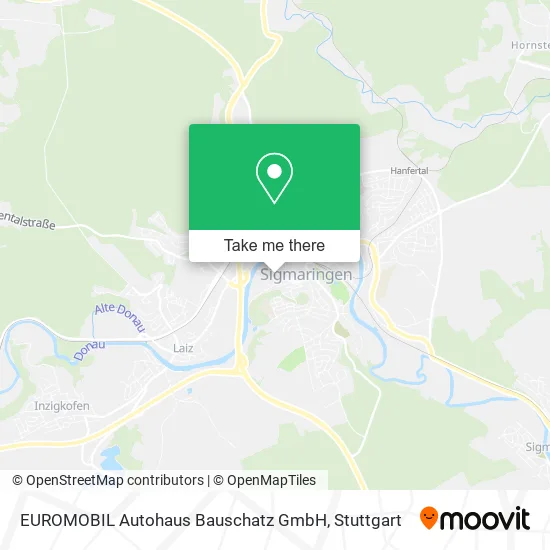 Карта EUROMOBIL Autohaus Bauschatz GmbH